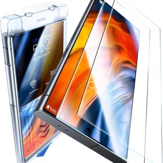 UltraGlass Unbreak Top 9H+ Glass for Samsung Galaxy S24 Ultra Screen Protector [Military Grade Shatterproof & Longest Durable] Screen Protector S24 Ultra Tempered Glass, Auto Installation, 2 Pack